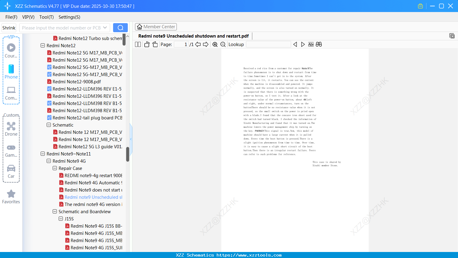 Xiaomi Redmi Note9 Unscheduled Shutdown And Restart
